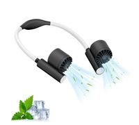 Portable Neck Fan - 90 Degree Adjustable 2400mAh Rechargeable 3 Speeds