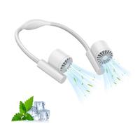 Portable Neck Fan - 90 Degree Adjustable 2400mAh Rechargeable 3 Speeds