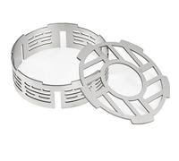 Portable Outdoor Camping Stove - chauffante concentrée et anneau coupe-vent | Équipement de cuisine Comp Act pour le Backpacking, la randonnée et la survie | Wind-Resistant Camping St