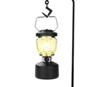 Portable Outdoor Lantern - 6w Rechargeable Led Light with Adjustable Brightness, 11-81 Hour Endurance, Push-Button Gear Change | Ideal Atmosphere Lamp for Camping, Backyard, Hiking, Adventure Trips