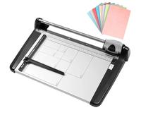Portable Paper Trimmer, A2 A3 A4 Heavy Duty Rotary Cutter With 15 Sheet Capacity, Cutter Head Guide And Panel Scale, Guillotine Style Cutter For Paper Photos Office School A4
