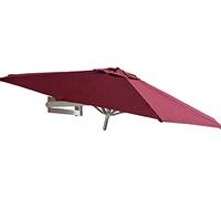 Portable parasols Wall Mount Patio Umbrella - Outdoor Garden Balcony Tilting Sunshade Umbrella, 7ft / 220cm Outdoor Parasols