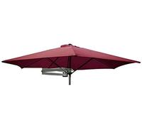 Portable parasols Wall Mount Patio Umbrella with Aluminium Pole, Outdoor Garden Yard Balcony Tilting Sunshade Umbrella, 7ft / 220cm Outdoo