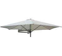 Portable parasols Wall Mount Patio Umbrella with Aluminium Pole, Outdoor Garden Yard Balcony Tilting Sunshade Umbrella, 7ft / 220cm Outdoo