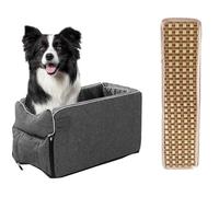 Portable Pet Booster Seat, Non-Slip Dog Seat, Pet Bed for Car Travel, Cooling Mat for Dog Car Seats, Small Dog Car Seats, Armrest Dog Booster Seat 16.54x8.66x7.87 inches for Safe Ride