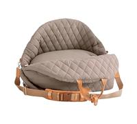 Portable Pet Car Bed, Small Dog Travel Carrier Seat, Waterproof Puppy Booster with Adjustable Straps, Vehicle Pet Safety Basket Organizer, Animal Travel Seat with Design, Pets Seats for Auto RV