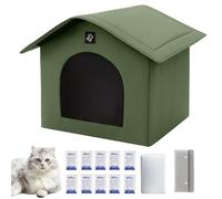 Portable Pet Cooling House - Kitten Shelter, Insulated Kennel with Ice Packs and Absorbent Liners for Cats and Dogs | Suitable for Indoor Summer Comfort, Safe Resting, Travel-Friendly Pets Houses