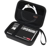 Portable Photo Printer Carrying Case for Kodak Mini 2 Retro 4pass/Kodak Mini Shot 2 Retro 4pass Instant Digital Camera 2 in 1 Black