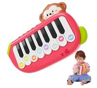 Portable Piano - Kids Keyboard Monkey Toy, Musical Learning Instrument, Travel Pocket Piano Educational Design Interactive Sound Development | Girls Preschool Kindergarten Home Music Educatio