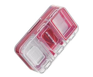 Portable Pill Cutter - Tablet Splitter for Weekly Needs | double Layer with Storage Case, Medicine Crusher Organizer, Safety Accessory for Adults Elderly Kids Nurses Travel School Work