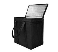Portable Pliable Sac Isotherme Grand Sac De Livraison D'aliments Isolé Convient Réutilisables Isothermes Pour L'épicerie, Fêtes, Plages,La Livraison De Nourriture Et Le Camping,33x20.5x35.5cm