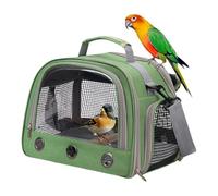 Portable pour oiseaux avec perche - cage de voyage à fermeture éclair pour perroquets, sac de transport d'oiseaux respirant | Transporteur léger pour animaux de compagnie pour amis, oiseaux mandarines