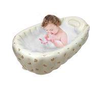Portable Pour Piscine Gonflable Pour En PVC - 35,43x21,65x11,81 Pouces Bassin Thermal Pliable Avec Support De Dos À Gonflage Rapide | Garçons Filles 0-3 G
