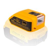 Portable Power Adapter for 20V MAX Battery Generator Power Converter with USB Charger Type C and LED Lights for Work RV Camping Travel, Tool Only