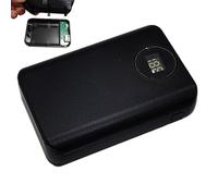 Portable Power Bank Safe Box - Étui de rangement de voyage factice, titulaire d'argent réaliste, accessoire pour cacher discret | Coque de compartiment élégante avec caméra cachée