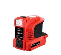 Portable Power Charger Adapter 180W Power Inverter for Craftsman 20V Batteries DC20V to AC 110V/220V with USB & Type-C Ports(US Plug 110-120V)