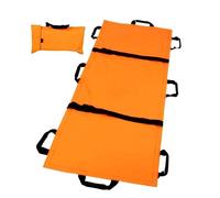 Portable Premiers Soins Brancard, Civière souple pliable médicale domestique avec 8 poignées, toile épaissie, panneau de transfert de levage de patient d'hôpital