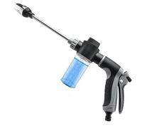 Portable Pressure Washer - 14.17 Inch Cleaner | Foam Bottle Spray - 3 Mode Tool | Handheld Power Washer for Car Bike Patio Driveway Garden Furniture Outdoor Washing
