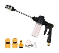 Portable Pressure Washer | 360 Degree Adjustable Sprayer | 37x14cm | High Pressure Guns | Car Wash Foam Guns | Ergonomic Handheld Design | for Washing Cars