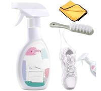 Portable Quick White Shoe Cleaning Spray, 13.52oz White Trainer Cleaner, Water-Free Sneaker Cleaning Spray Foam for Works on Leather, Knit, Canvas, Shoe Whitener for Trainers (1PC)