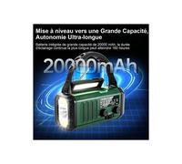 Portable Radio - AIMIUVEI - 20000mAh - 20,000 mAh Battery - Solar & Hand Crank - AM/FM Shortwave
