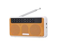 Portable Radio Mini FM Music Player with LCD Flashlight Supports Hands-Free Calling Very Suitable for Daily Use and Travel Use