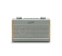 Roberts Enceinte sans fil Rambler Uno – Bluetooth, FM/DAB/DAB+ – bleu ciel, design rétro