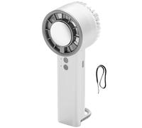 Portable Rechargeable Personal Cooling Fan Quiet Three Speed Mini Hand Adjustable Airflow Compact Travel Ergonomic Lightweight Summer Essential | For School Workplace Picnic Vacation Concert Exercise