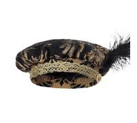 Portable Renaissance Hat, Men Medieval Hood, Renaissance Accessories | Men Tudor Beret Hat Cosplay Hood Performance Wedding Market Masquerade Party Festival Celebration