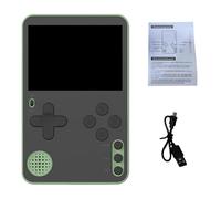Portable Retro Game Console, Handheld Video Game Machine, ABS USB Rechargeable Device, Compact Lightweight Design, Preloaded Classic Games, Perfect for Kids and Adults, 6.4x10.1x6.5cm