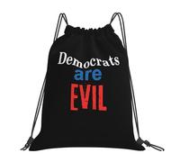 Portable Sac de Voyage Les démocrates sont Mauvais Sac réutilisable Sac Multifonctionnel 36x42cm pour Rangement de vêtements Chaussures,Natation,randonnée