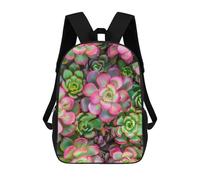 Portable Sacs À Dos Cactus Succulents en Fleurs du Sud-Ouest Sac À Dos d'affaires Grande Capacité Sacs D'École Loisir pour Gym, Voyage, Scolaires, 42X32X14Cm