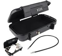 Portable Safe Box,Waterproof Anti Theft Personal Travel Safe with Removable Chain,Mini 4 Digit Combination Lock Boxs for Dorm,Beach,Hotel,Car,Home,Office,Outdoor Camping Activities