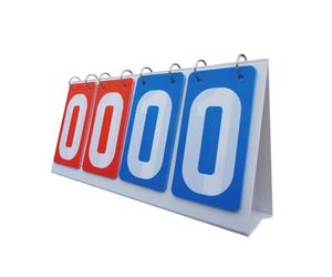 Portable Scoreboard Flipper - Table-Top Scoreboard Tool, Multi-Sport Gear for Tracking, Water-Proof Base with High-Visibility Digital-Flipping, Athletic-Tracking Kit for Scoring and Officiating