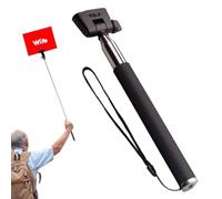 Portable Sign Stand - Telescopic Hand Holder, Adjustable Stainless Steel Poster, Display Banner Multi Angle Retractable System Easy Carry Design | Ideal for Trade Shows Exhibitions Outdoor Advertising