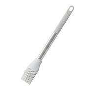 Portable Silicone Basting Brush, Heat Resistant Anti Scald, with 30 Cm / 11.81 in Lightweight Quality Design Unit, Easy Grip Gear, Soft Bristle Kitchen Oil Brush, for Cooking and Grilling Uses