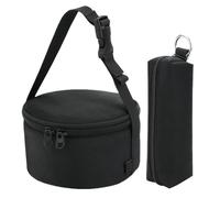 Portable Singing Bowl Bag, Zippered Singing Bowl Case, Singing Bowl Protective Bag, Singing Bowl Tote Bag, 14.5 X14.5 X9 cm/5.71 X5.71 X3.54 Inches for Yoga Mindfulness Zen Meditation