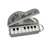 Portable Small Piano Keychain Instrument Toy Electronic Keyboard Can Play Music Keychain Interest Lovers Gift Portable Keyring Gift