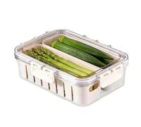 Portable Snack Box Container - Divided Food Storage Tray, Compact Snack Organizer Case | Multi Compartment Food Storage Container Portable Organizer, Reusable Snacks Serving Tray Containers Set