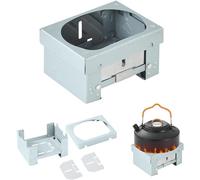 Portable Solid Fuel Stove,Collapsible Alcohol Oven Stove Thick Solid Mini Stove Camping Stove For Camping,Hiking,Picnic,Bbq-Pocket Size (Updated Model