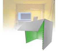 Portable Sound Booth/Recording Booth, Sound Isolation Room for Home Studio, Desktop Soundproof Cover, Isolation Shield, Vocal Absorbing Shield, for Condenser Mic, Studio Sound Recording Singing