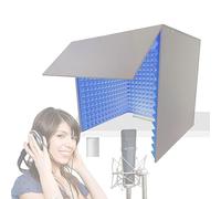 Portable Sound Recording Vocal Booth Box, Desktop Soundproof Cover, Microphone Self Made Isolation Booth Box, Microphone Recording Equipment for Studio, Blog, Vocal