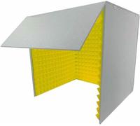 Portable Soundproof Booth, Foldable Desktop Isolation Shield for Noise Reduction in Recording and Streaming