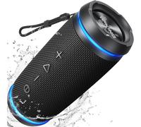 Portable Speaker, 36W Peak Wireless Bluetooth Speaker With Powerful 360 Degree Sound, Bt5.3/Ipx6/Aux/True Stereo/Handsfree, Powerful Speaker For Party/Travel/Outdoor/Golf