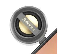 Portable Speaker - PP 1,61 x 1,61 x 1,34 Inches, Mini Sound Amplifier, 80 Hz - 20 kHz Range | 45 g Lightweight, Clear Audio, Outdoor Camping Speaker For Phone, Tablette, Picnics, Cycling, Véhicule