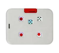 Portable Spinner Dice, Interactive Mechanical Toy, 3.74x2.95x0.39 inches Entertainment Device with Strong Build, Game Tool, Modern Style Spinner with Design, Party Accessory for Family and Friends