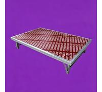 Portable Stage Platform system, Foldable Modular Stage, Anti-Slip Surface, Drum Riser Modular Unit for Event, Church, Bar, Wedding, Drum Throne, School, DJ(150x100x20cm)