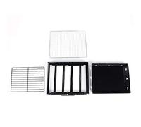 Portable Stainless Steel Folding BBQ Grill | Compact Charcoal Grill for Outdoor Camping/Picnics/Backyard | Mark - Proof & Easy Maintenance Barbecue Grill