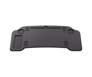 Portable Steering Tray - Car Table Desk for Truck Sedan | ABS 76x35cm Black Build with Lightweight Design, Easy Mount Function, Vehicle Accessories Gear, Camping Long Distance Travel