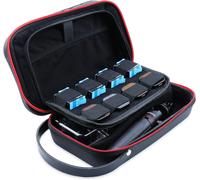 Portable Storage Bag Waterproof Carrying Case Adjustable Space for GoPro Hero 10 9 8 7 6 5 Black Xiaomi Yi Osmo Action Accessories, Only the Bag - 240 X 145 X 120 mm, Modern